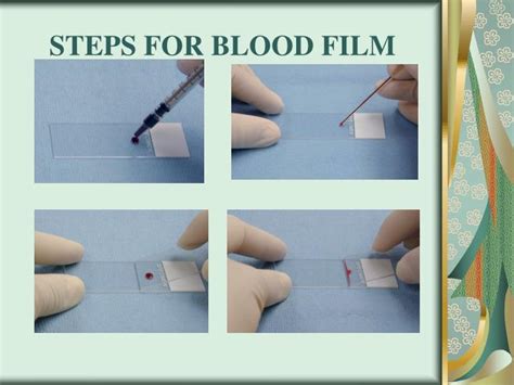 how to make blood without staining